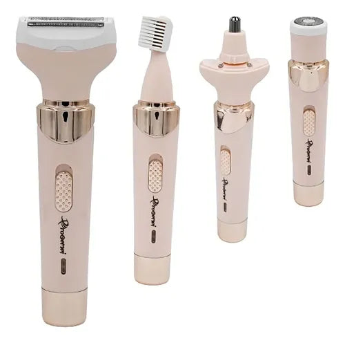 Depiladora Trimmer 4 en 1: Evita irritación y pelos encarnados