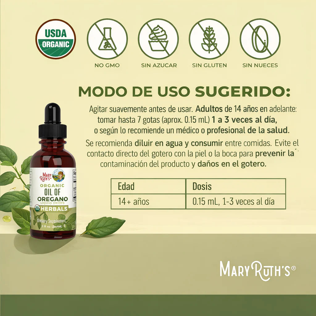 Aceite de Orégano Orgánico®: Elimina el hongo cándida y desintoxica tu cuerpo de forma natural