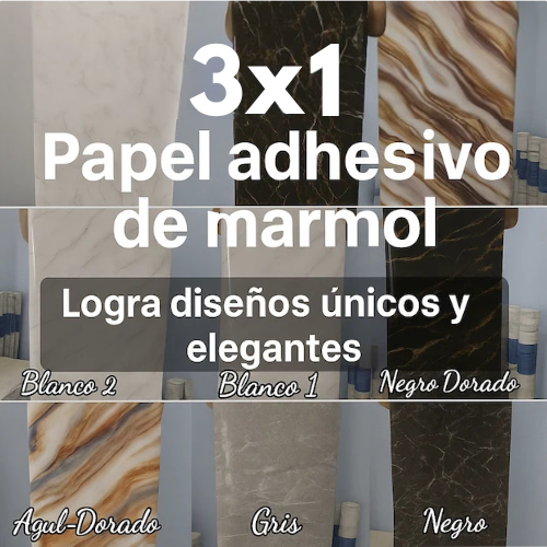 ¡OFERTA 3X1! Marblix® Remodela tu hogar en minutos, sin pagar de más