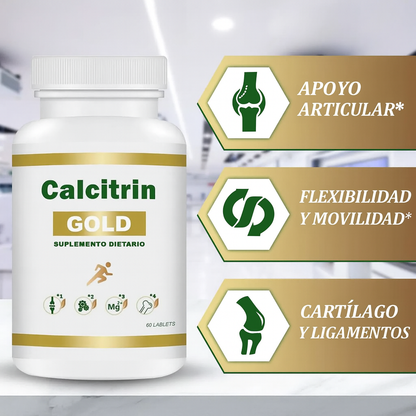 Calcitrin Gold® ¡El fin de la tortura ciática y artrítica! Mueve tus articulaciones como si tuvieras 20 años en solo semanas.