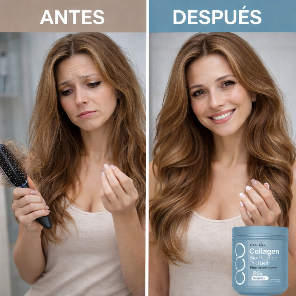 Colágeno NeoCell®: Recupera la firmeza de tu piel y detén la caída del cabello en solo 3 semanas.