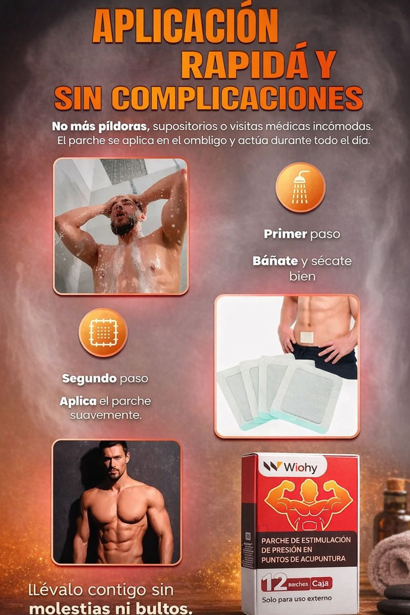 Nuevo Parche de Próstata®: Recupera el control de tu vejiga y vuelve a dormir toda la noche sin interrupciones.