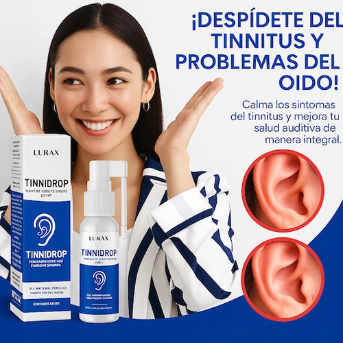 TINNIDROP® Tratamiento natural para el dolor de oídos en minutos