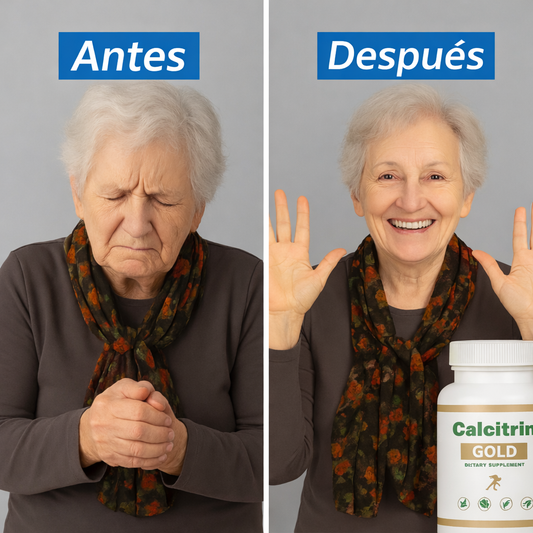 Calcitrin Gold® ¡El fin de la tortura ciática y artrítica! Mueve tus articulaciones como si tuvieras 20 años en solo semanas.