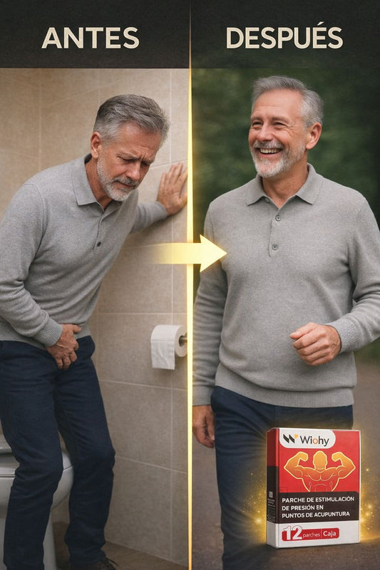 Nuevo Parche de Próstata®: Recupera el control de tu vejiga y vuelve a dormir toda la noche sin interrupciones.