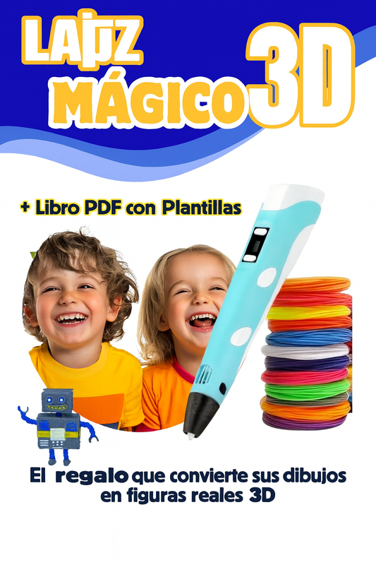 ✨LÁPIZ MÁGICO 3D® – El plumón que da vida a los dibujos de tus hijos