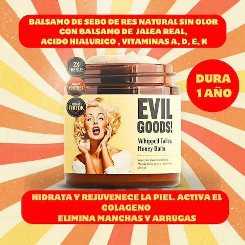 EvilGoods™ La mejor crema natural que elimina ARRUGAS, ACNÉ y MANCHAS en 30 días