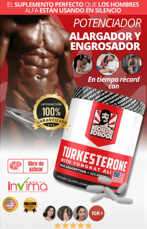 ¡OFERTA 2X1! TURKESTERONE® Cápsulas con Tongkat Ali para incrementar Vitalidad Masculina